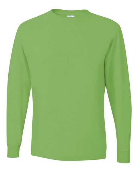 ShirtWholesaler :: Jerzees 29LSR Dri-Power Active Long Sleeve 50/50 T-Shirt