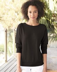 Independent Trading Co. SS240 Junior's Lightweight Crewneck Sweatshirt