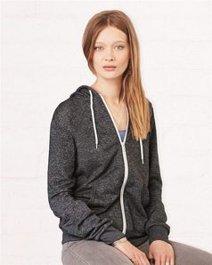 Bella + Canvas 3739 Unisex Full-Zip Hooded Sweatshirt