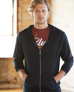 Anvil 6759 Triblend Hooded Full-Zip T-Shirt