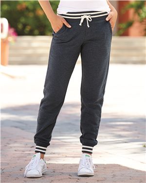 J. America 8675 - Melange Fleece Women's Jogger Pants
